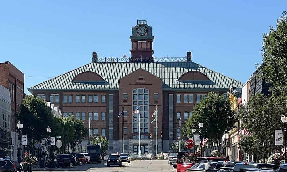 Clinton County Courthouse in St. Johns, Michigan