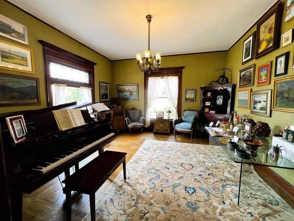The Music Room at Cartier Mansion