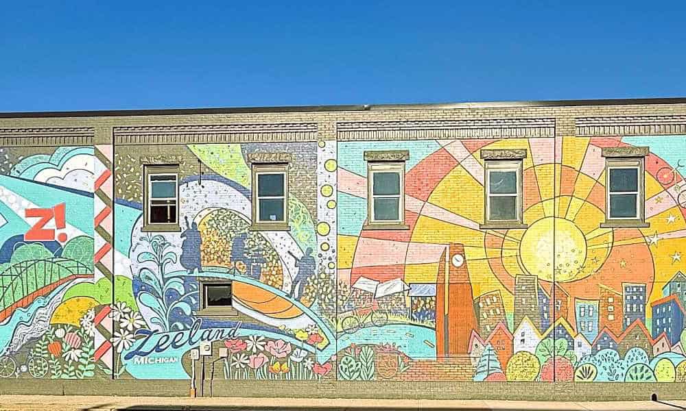 Mural in Zeeland, Michigan