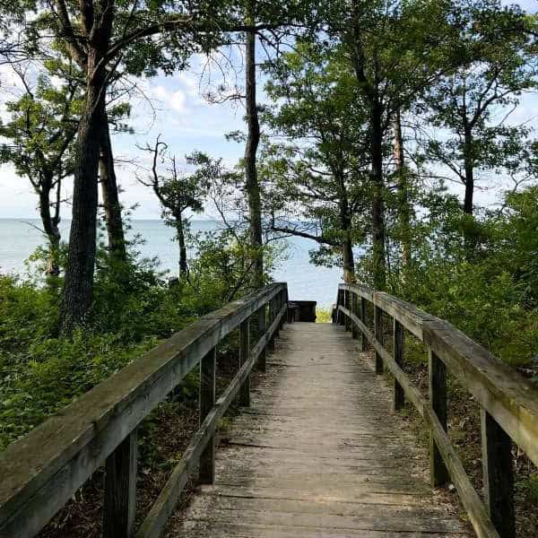 Caseville Walkway to Beach at State Park