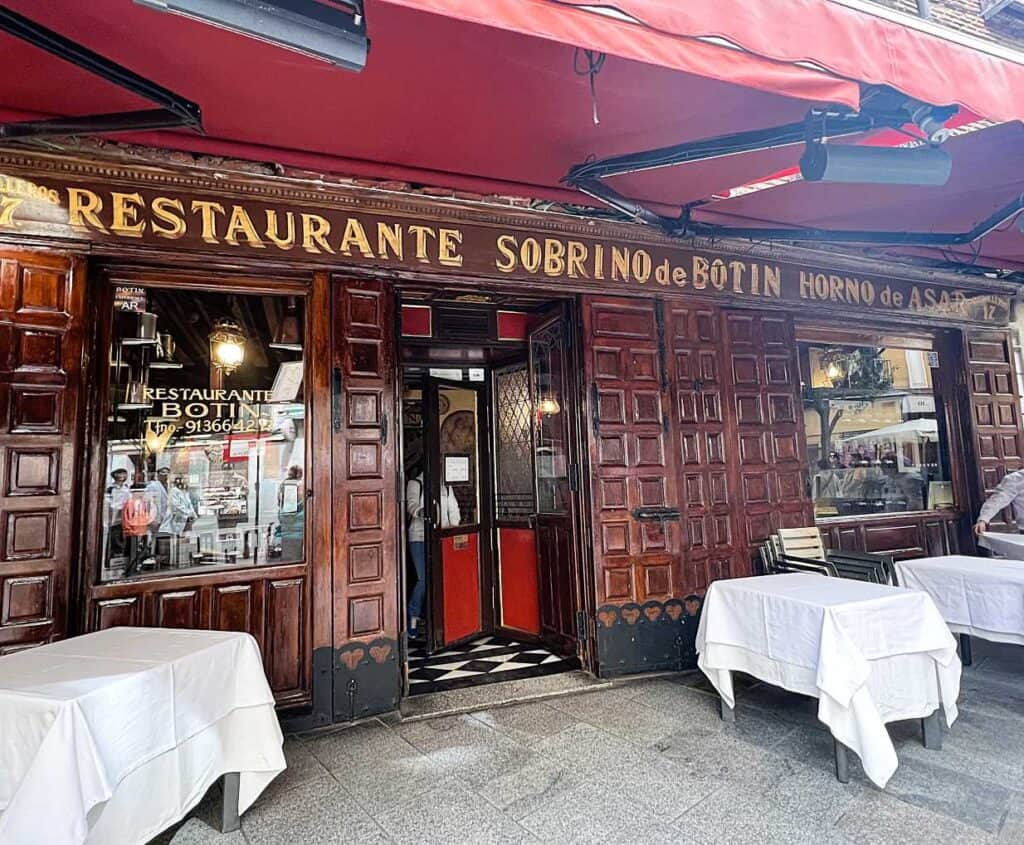 Exterior of Sobrino de Botin Madrid