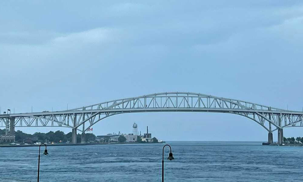 Blue Water Bridge in Port Huron, Michigan