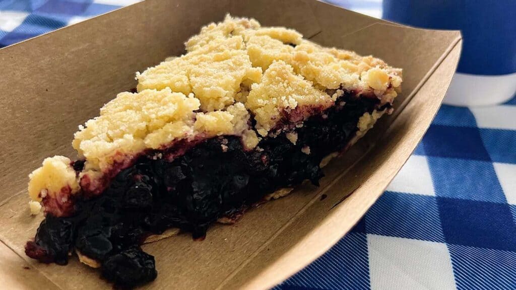 Blueberry Pie from one of the best restaurants in Holland, Michigan, Bowerman's on 8th