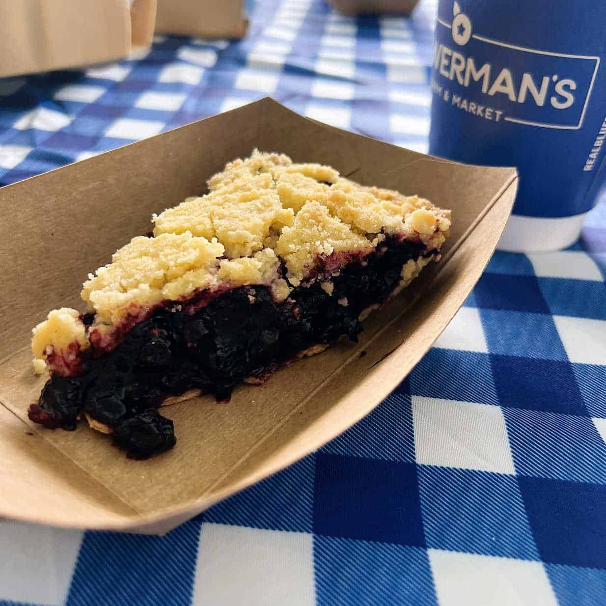 Blueberry Pie from Bowerman's