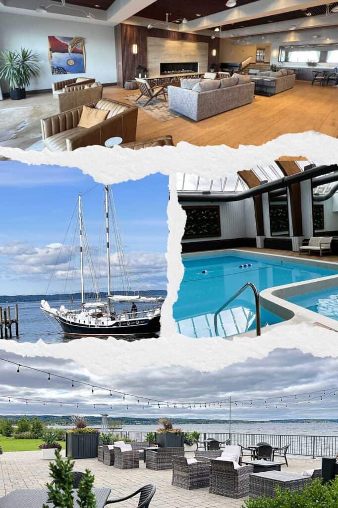 Pinterest Graphic for Delamar Hotel in Traverse City