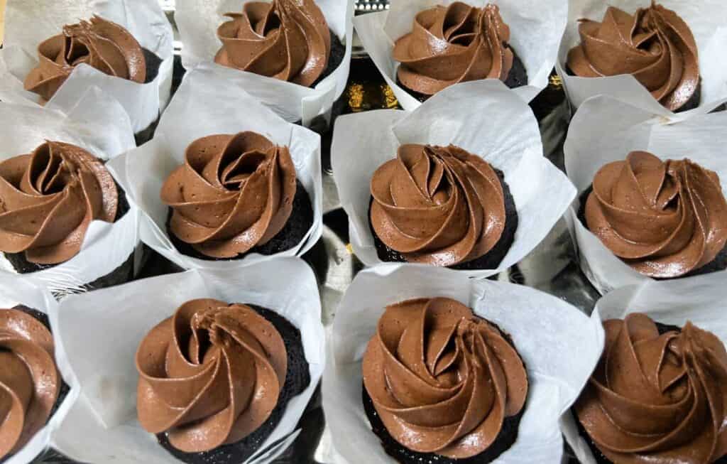 Chocolate Cupcakes from Clocktower Cupcakes