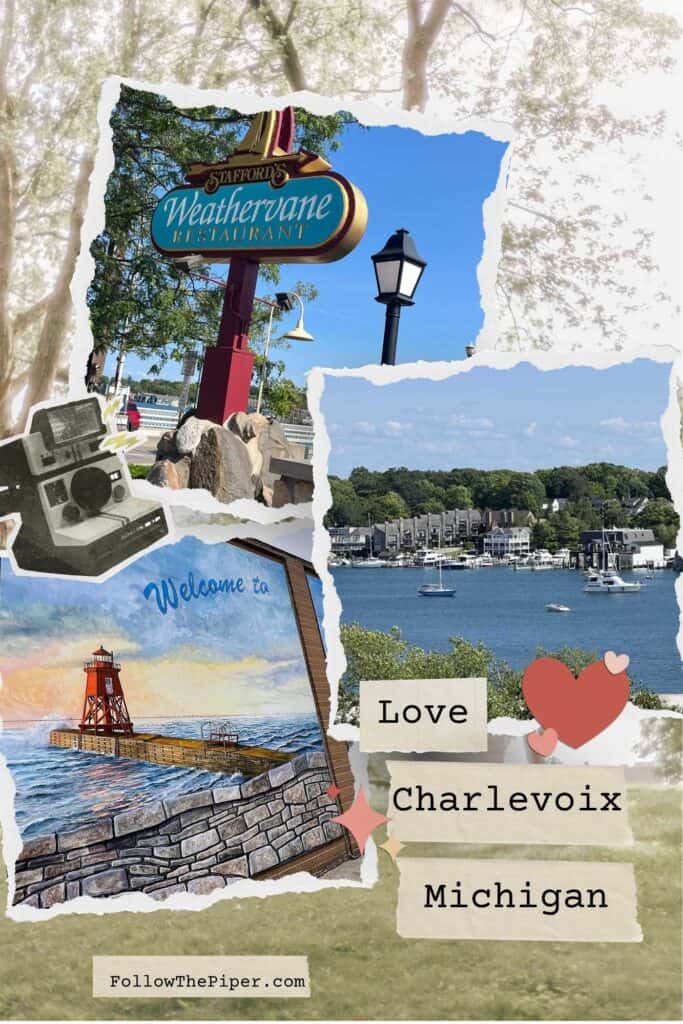 Love Charlevoix, Michigan Photo Collage