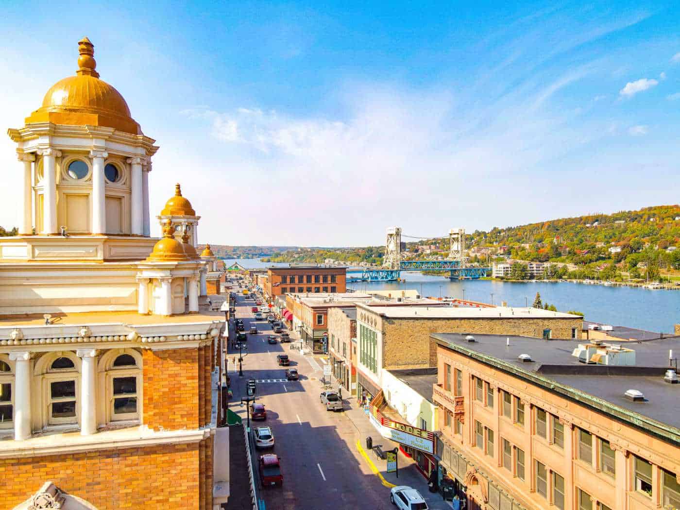 Downtown-Houghton-6 Fall in Downtown Houghton Photo Courtesy of Visit Keweenaw