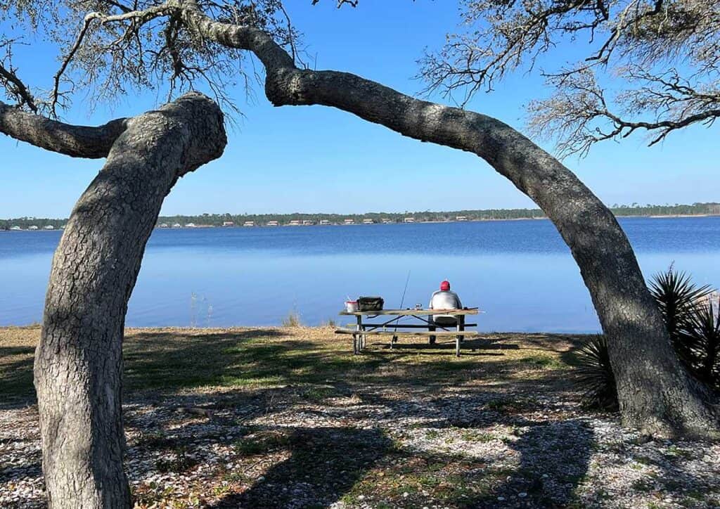 Fishing from the Shore Photo Credit: Roxie Yonkey