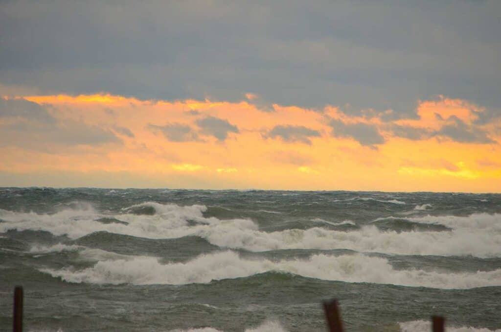 Grand Haven Sunset over Lake Michigan