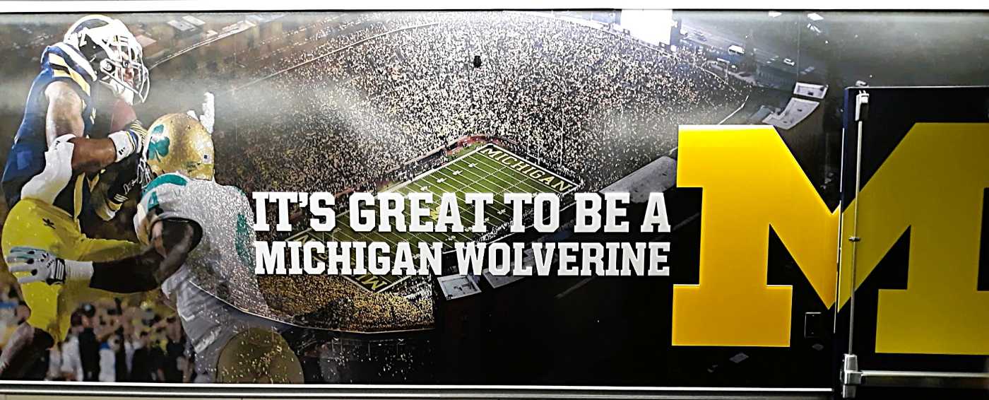 It’s Great to Be a Michigan Wolverine It's Great to Be a Michigan Wolverine Mural Photo Credit: Amy Piper/Follow the Piper