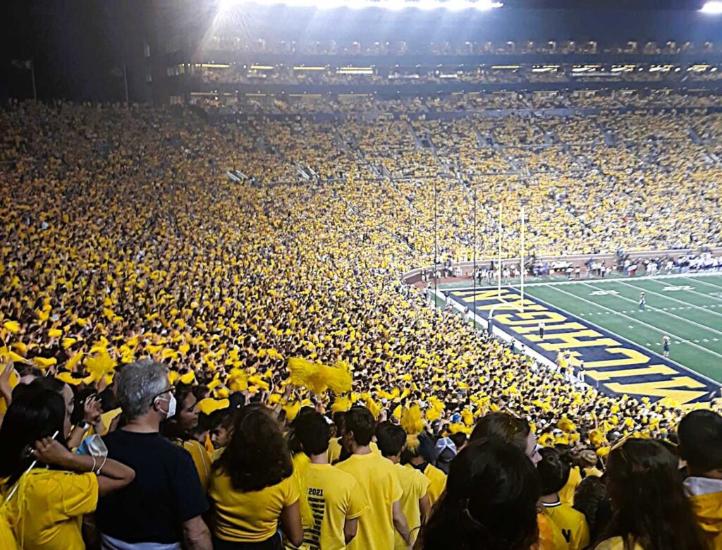 Michigan Night Game Photo Credit: Amy Piper/Follow the Piper