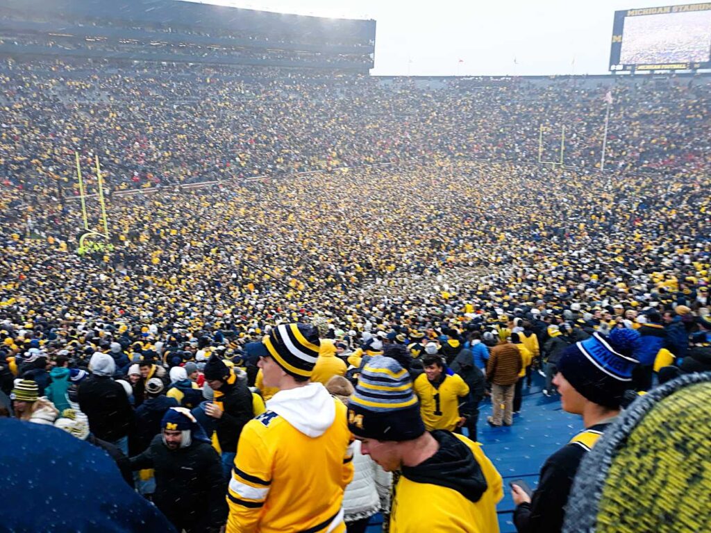 Michigan Stadium after a Win Over Ohio State Photo Credit: Amy Piper/Follow the Piper