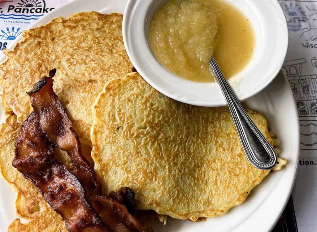 Potato Pancake at Mr. Pancake Photo Credit: Amy Piper/Follow the Piper