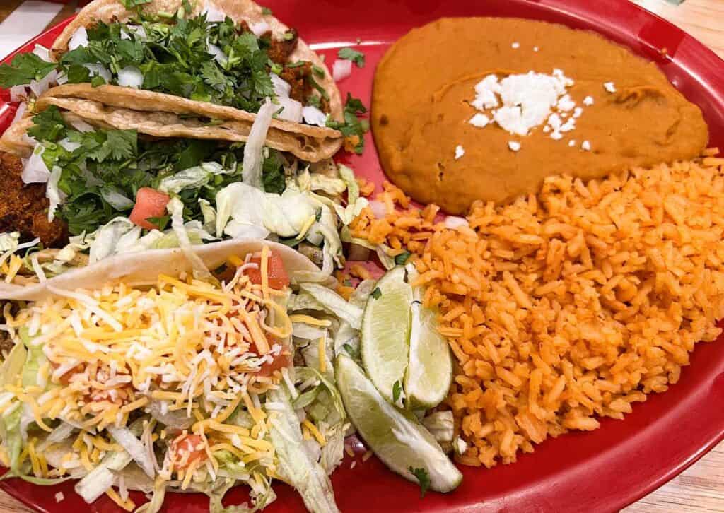 Taco Plate at San Antonio Restaurant Photo Credit: Amy Piper/Follow the Piper