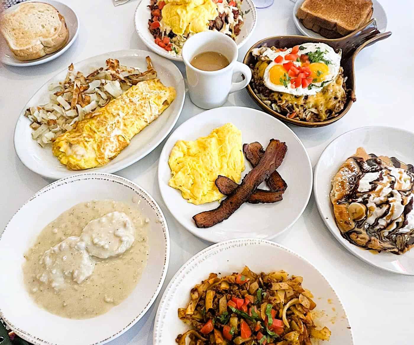 Harry’s Diner Breakfast – Resized A series of sweet and savory breakfast dishes at Harry's Diner in Sheboygan, Wisconsin Photo Credit: Amy Piper Follow the Piper